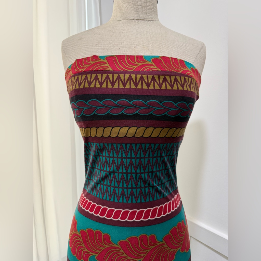 Nwt Hale Bob 100% Silk' Maxi Tube Dress Small